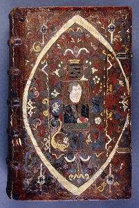 Buchumschlag mit einem Porträt von Martin Luther (1483-1546)