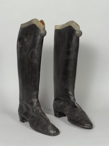 Stiefel, 3. von Zieten Husaren, getragen von HRH Der Herzog von Connaught, vor 1914 von German School