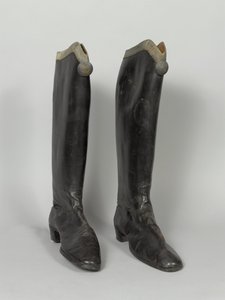 Stiefel, 3. von Zieten-Husaren, getragen von HRH Der Herzog von Connaught, vor 1914 von German School