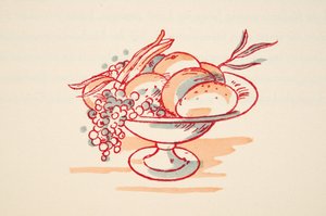 Schale mit Früchten, aus Styl, veröffentlicht 1922 von German School