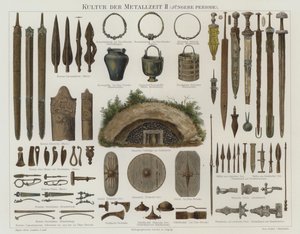 Artefakte der Bronze- und Eisenzeit von German School