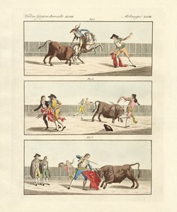 Stierkämpfe der Spanier