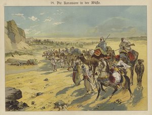 Karawane in der Arabischen Wüste von German School