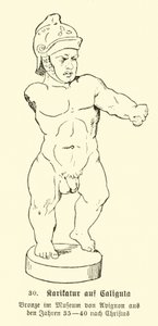 Karikatur von Caligula