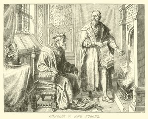 Karl V. und Fugger von German School