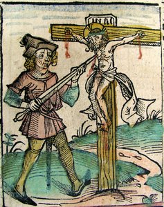 Christus erneut gekreuzigt, veröffentlicht in der Nürnberger Chronik, 1493