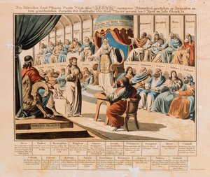 Christus vor Pilatus, veröffentlicht von Riedel, Nürnberg, 1830