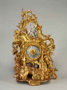 Uhr, Uhrwerkmacher Baumgartinger, ca. 1750