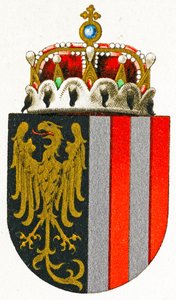 Wappen von Oberösterreich, ca. 1898 von German School