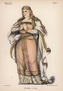 Cordelia, aus Shakespeares König Lear von German School