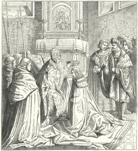 Krönung des Heiligen Römischen Kaisers Friedrich III. von German School