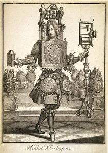 Kostüm für einen Uhrmacher, veröffentlicht von Gerard Valck (16512-1726) ca. 1690