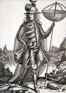Kostüm für einen Fischer, veröffentlicht von Gerard Valck, ca.1690 von German School