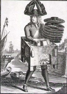 Kostüm für einen Hutmacher, veröffentlicht von Gerard Valck, ca. 1690 von German School