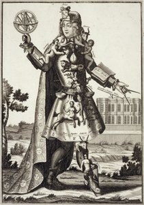 Kostüm für einen Astrologen, veröffentlicht von Gerard Valck (16512-1726) ca. 1690