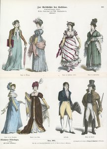 Kostüme des 19. Jahrhunderts von German School