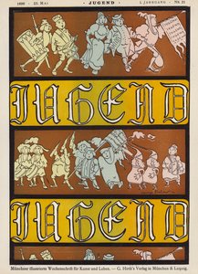 Titelillustration für Jugendmagazin, 1896 von German School