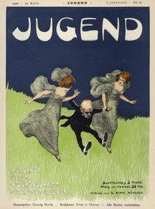 Titelillustration für die Zeitschrift Jugend, 1896