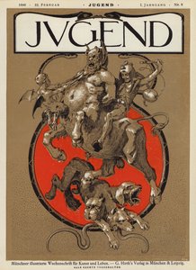 Titelillustration für Jugendmagazin, 1896 von German School
