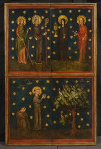 Kreuzigungstriptychon (ehemals bekannt als Estouteville-Triptychon), ca. 1374