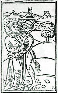 Dämon macht Liebe mit einer Hexe