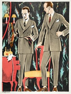 Der Arbiter, Outfits von Fasskessel & Muntmann, aus Styl, veröffentlicht 1922 von German School