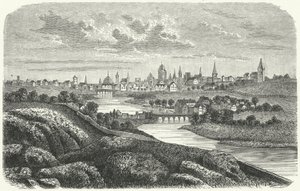 Dublin im 17. Jahrhundert von German School