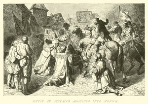 Einzug von Gustav Adolf in München von German School