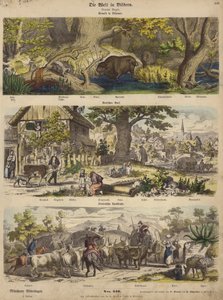 Europa: Wald in Litauen; deutsches Dorf; italienische Landstraße von German School