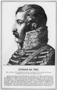 Ferdinand von Schill von German School