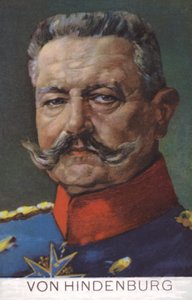 Feldmarschall Paul von Hindenburg, Kommandeur der deutschen Armee im Ersten Weltkrieg von German School