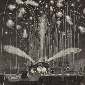 Feuerwerk von German School