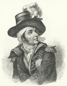 François de Charette, französischer royalistischer Soldat und Politiker, einer der Anführer des Vendee-Aufstands gegen das französische Revolutionsregime (Stich) von German School