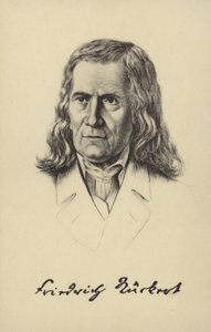 Friedrich Rückert (1788-1866), deutscher Dichter, Übersetzer und Professor für orientalische Sprachen