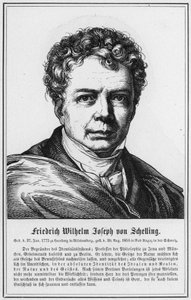 Friedrich Wilhelm Joseph von Schelling (Gravur) von German School