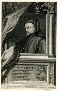 Geoffrey Chaucer von German School