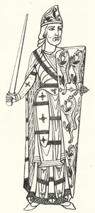 Geoffrey Plantagenet, Graf von Anjou (Gravur) von German School