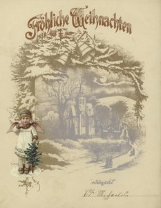 Deutsche Weihnachtskarte von German School