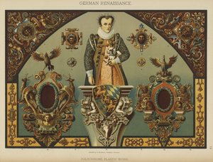 Deutsche Renaissance, Polychrome Plastikarbeit
