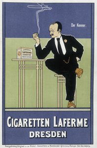 Deutsche Werbung für Zigaretten Laferme