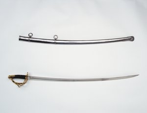 Deutsches Kavallerieschwert und Scheide, Artillerie des Oranje-Freistaats, Südafrika von German School