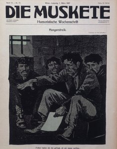 Deutsche Comedy-Zeitschrift Die Muskete, veröffentlicht 1907. von German School