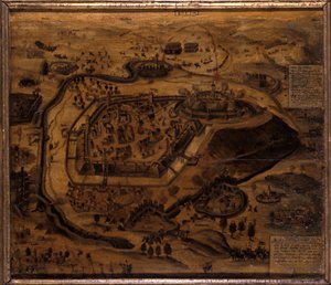 Gotha während der Belagerung von Grimmenstein, 1567
