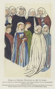Gruppe von Frauen aus Konstanz zur Zeit des Konzils von Konstanz