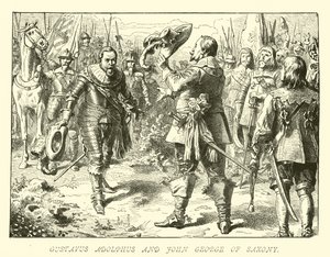 Gustav Adolf und Johann Georg von Sachsen von German School