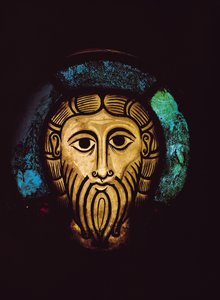 Kopf Christi, aus der Abteikirche SS. Peter und Paul in Wissembourg, ca. 1070