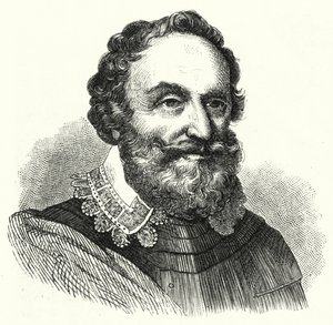 Heinrich Matthias, Graf von Thurn, böhmischer Militärkommandant im Dreißigjährigen Krieg (Stich) von German School