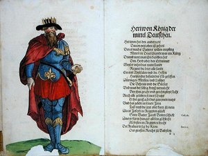 Heriwon, König der Mitteldeutschen, aus 