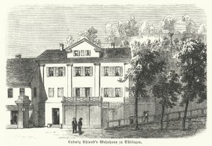 Heimat des deutschen Dichters, Philologen und Literaturhistorikers Ludwig Uhland, Tübingen von German School