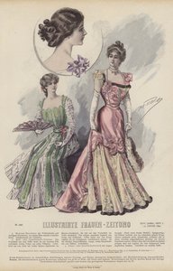 Illustration für Illustrirte Frauen-Zeitung von German School